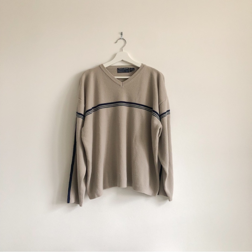 Vintage point zero 90s-2000s y2k skater sweater